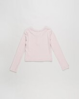 Thumbnail for your product : Bardot Junior Girl's Pink Basic T-Shirts - Amalie Rib Tee - Kids-Teens - Size 12-14YRS at The Iconic