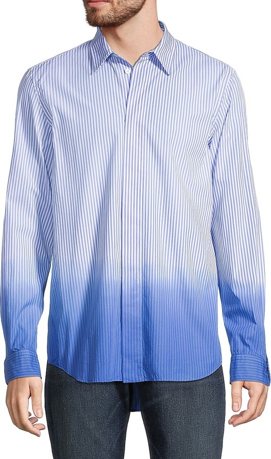 Stella McCartney Ricky Organic Cotton Shirt in Blue for Men Mens Clothing Shirts Casual shirts and button-up shirts 