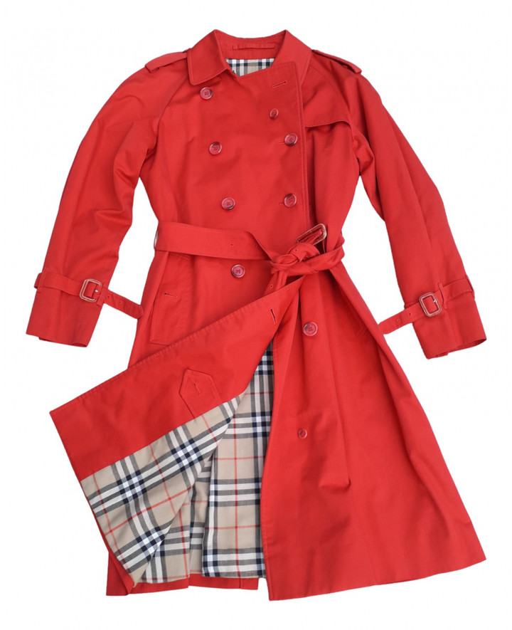 Burberry Red Cotton coats -