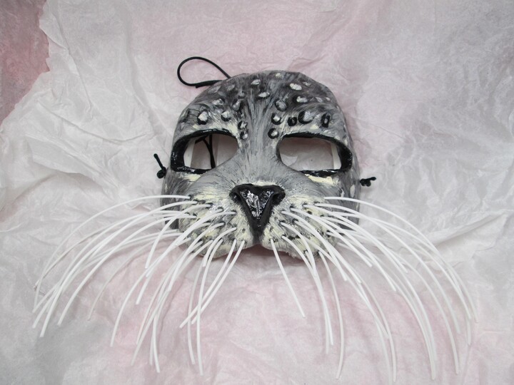 Etsy Hand Painted & Handmade Seal Mask Selkie Costume Masquerade Mask