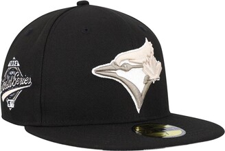 Men's Toronto Blue Jays New Era Black Vert Squared Trucker 9FIFTY Snapback  Hat