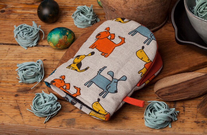 Kitchen Glove, Dogs Design, Gift For Dogs Lovers, Christmas Gift, Animals Pattern, Fun Cute Dogs, Woman