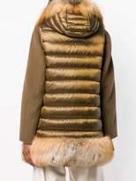 Thumbnail for your product : Liska fox fur trim padded gilet