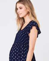Thumbnail for your product : Ripe Maternity Bobbie Shirred Dress