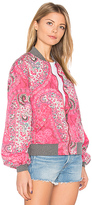 Thumbnail for your product : Free People Printed Bomber