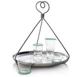 Thumbnail for your product : Crate & Barrel Fish Aluminum Handle Tray