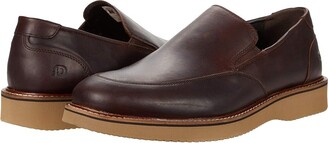 Dunham Clyde Slip-On (Saddle Brown) Men's Shoes