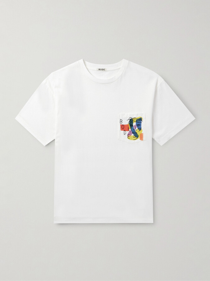 RRR123 Ekklecia Logo-Print Cotton-Jersey T-Shirt - ShopStyle
