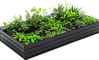 Ebern Designs Raised Galvanized Garden Bed Suitable For A Variety Of Crops - And Long Lasting Open Base Planter Bed Ft Perfect Gardening Vegetables Fruits Herb