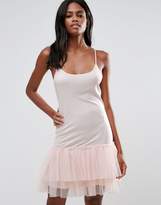 Thumbnail for your product : Vila Ruffle Hem Tulle Cami Dress
