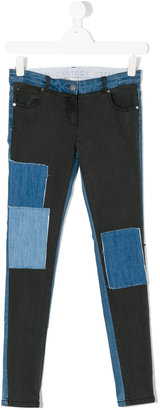 Stella McCartney Kids patchwork jeans