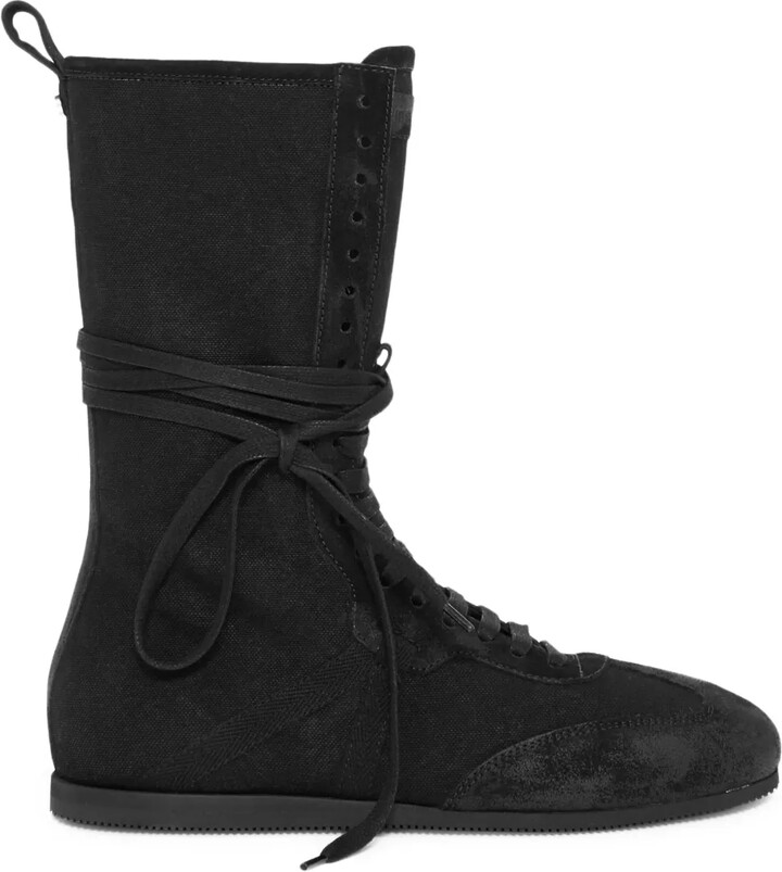 Ann Demeulemeester Fides high-top boxing sneakers