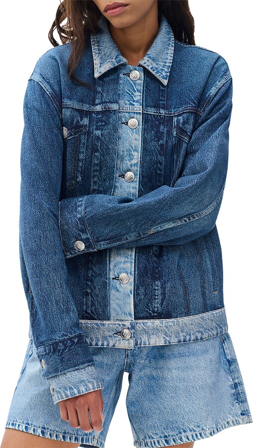 Rag & Bone Miramar Terry Trucker Jacket