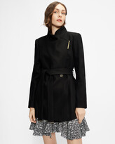 Thumbnail for your product : Ted Baker Rosess Wool wrap short coat