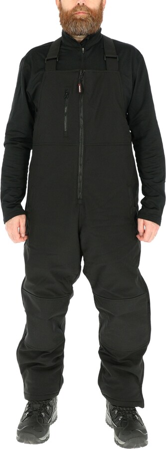 Refrigiwear Men's Polarforce Warm Insulated Bib Overalls With Performance  Flex (black/charcoal, X-large) : Target