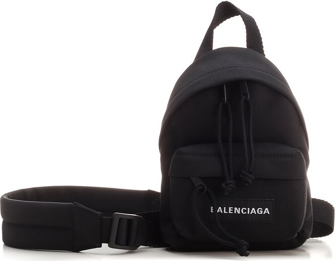 balenciaga logo print bag