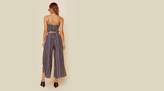 Thumbnail for your product : Blue Life stripe jeanne wrap culotte