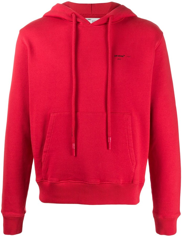 off white red hoodie price
