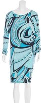 Thumbnail for your product : Emilio Pucci Abstract Print Long Sleeve Dress