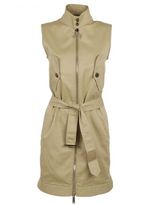 Thumbnail for your product : DSQUARED2 Beige Belted Twill Dress