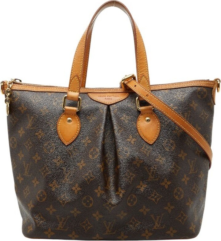 Louis Vuitton Brown Pvc Leather Handbag Shoulder Bag (Pre-Owned)