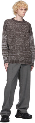 Ottolinger Brown & White Forever Knit Sweater