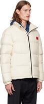Thumbnail for your product : HUGO BOSS White Biron Down Jacket