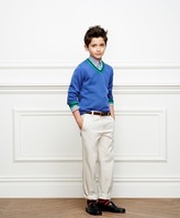Thumbnail for your product : Brooks Brothers Boys Non-Iron Supima Cotton Broadcloth Bengal Stripe Dress Shirt
