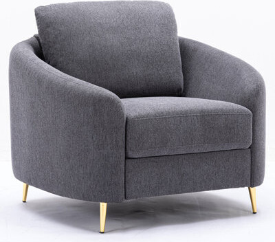 Brayden Studio Loose Back Accent Chair