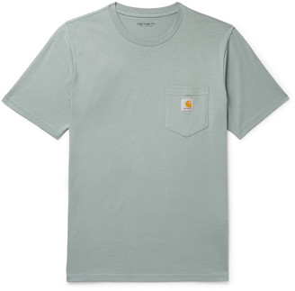 Carhartt Wip Logo-Appliqued Cotton-Jersey T-Shirt