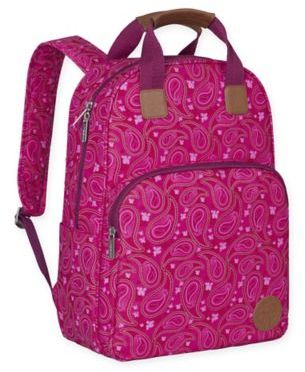 Lassig Vintage Backpack Diaper Bag in Paisley Pink