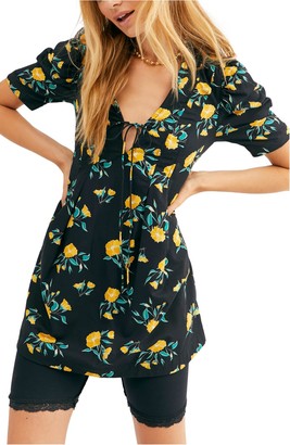 Free People Adelle Floral Tunic