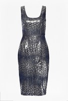 Thumbnail for your product : French Connection Croc Flock Textured Dress