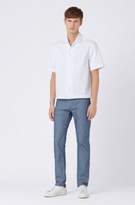 Thumbnail for your product : BOSS Regular-fit jeans in two-tone structured denim