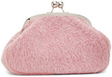 Thumbnail for your product : Marina Moscone Pink Alpaca Micro Coin Purse