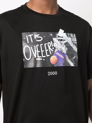 Throwback. It's Over-print cotton T-shirt