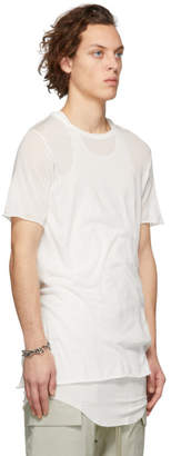 Rick Owens White Basic T-Shirt