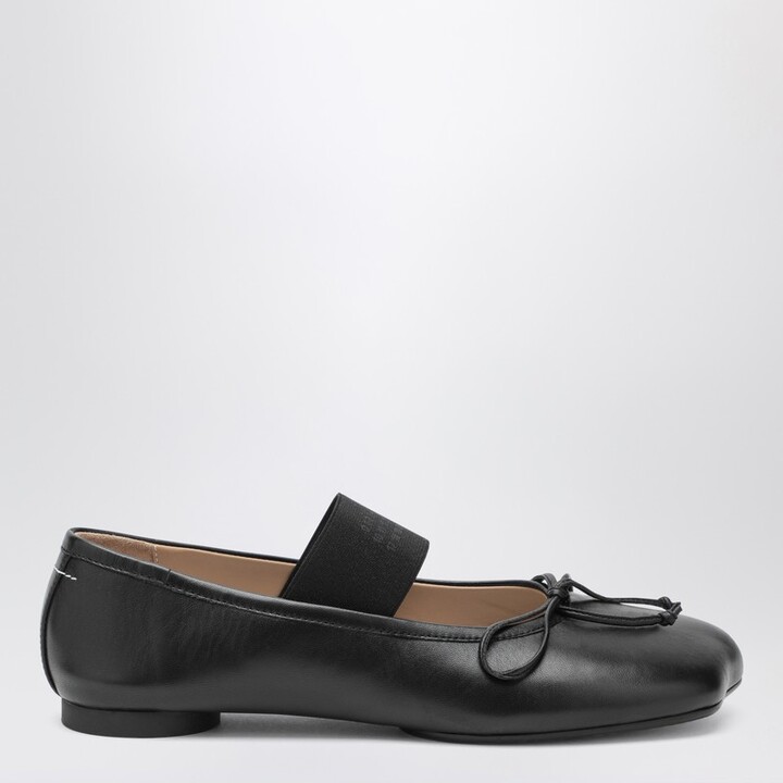MM6 MAISON MARGIELA Anatomic Numeric black ballet flats