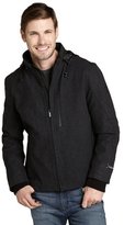 Thumbnail for your product : Tumi charcoal waterproof wool 'Iconic' hooded jacket