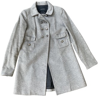 Tara Jarmon Grey Wool Coat for Women
