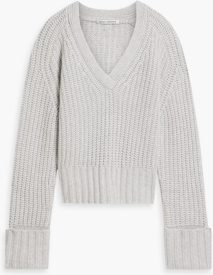 Autumn Cashmere Ribbed-knit sweater