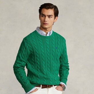 heather green sweater