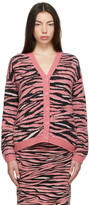 Thumbnail for your product : Stella McCartney Pink & Black Animal Pattern Cardigan
