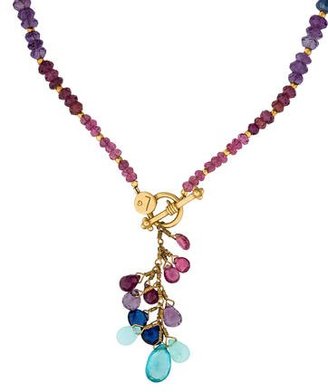 Laura Gibson 22K Multistone Bead Necklace