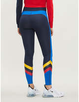Thumbnail for your product : Tommy Hilfiger Contrast panel stretch-jersey leggings