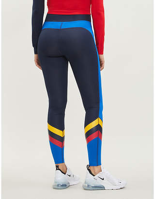 Tommy Hilfiger Contrast panel stretch-jersey leggings