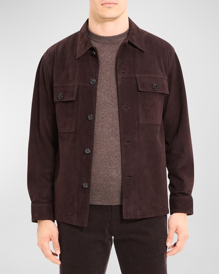 Theory Men's Closson Jacket in Reece Suede ShopStyle