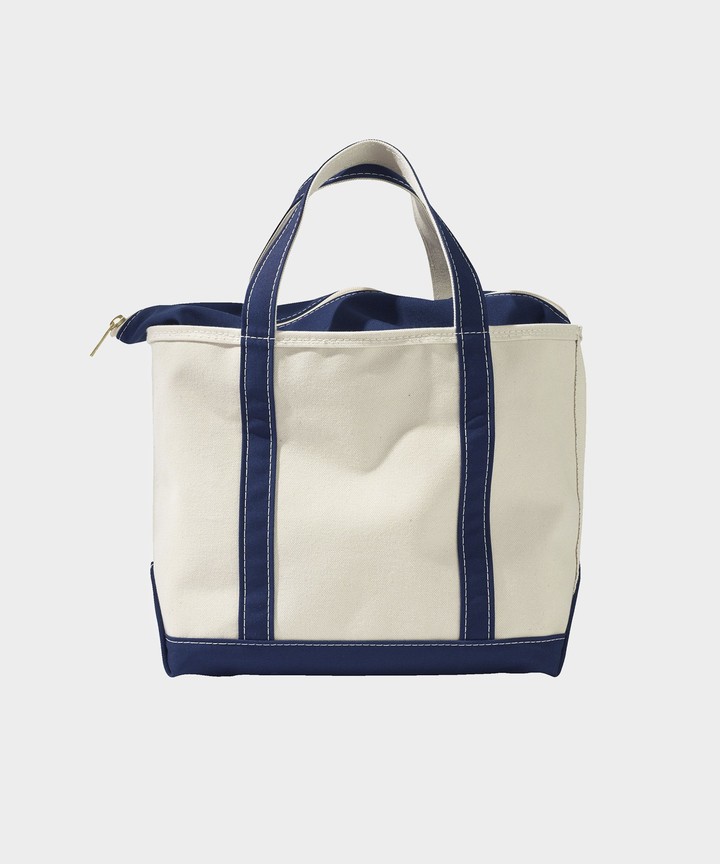 L.L. Bean Medium Boat and Tote Zip Top Bag in Blue ShopStyle