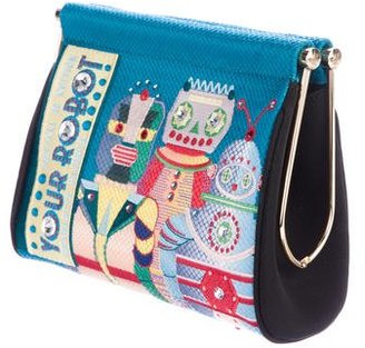 Charlotte Olympia Your Robot Maggie Clutch
