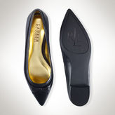 Thumbnail for your product : Ralph Lauren Leather Sally Flat